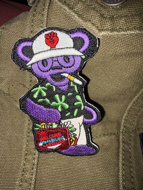 Las Vegas Greatful Dead Purple Bear Patch